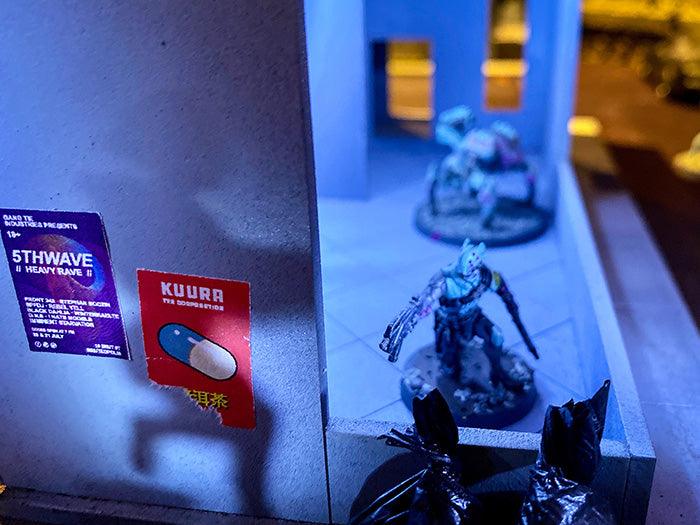 Cyberpunk/Sci-Fi Tabletop Terrain Poster Files - Brutal Cities Miniature Wargaming Terrain
