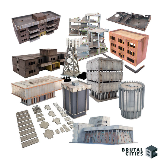 15mm MDF city terrain buildings