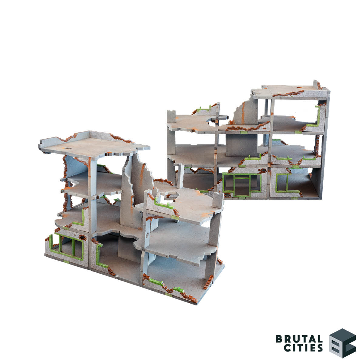 15mm Terrain - Ruined Buildings