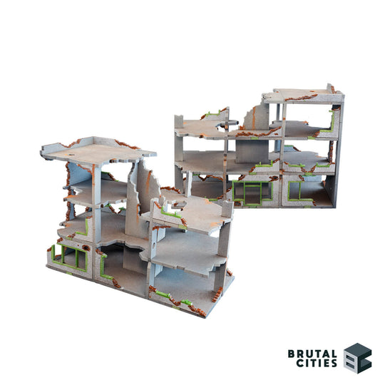 15mm Terrain - Ruined Buildings
