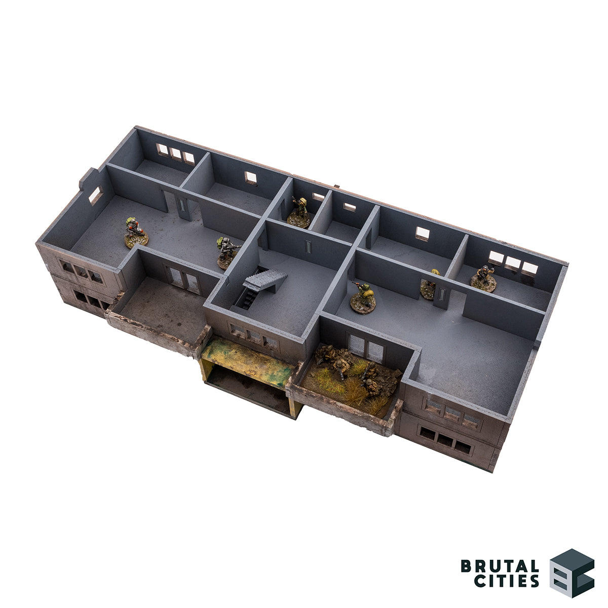 15mm Terrain - Apartment Block / Plattenbau