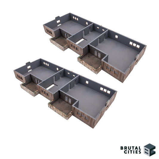 plattenbau / apartment block - extra levels - 15mm terrain