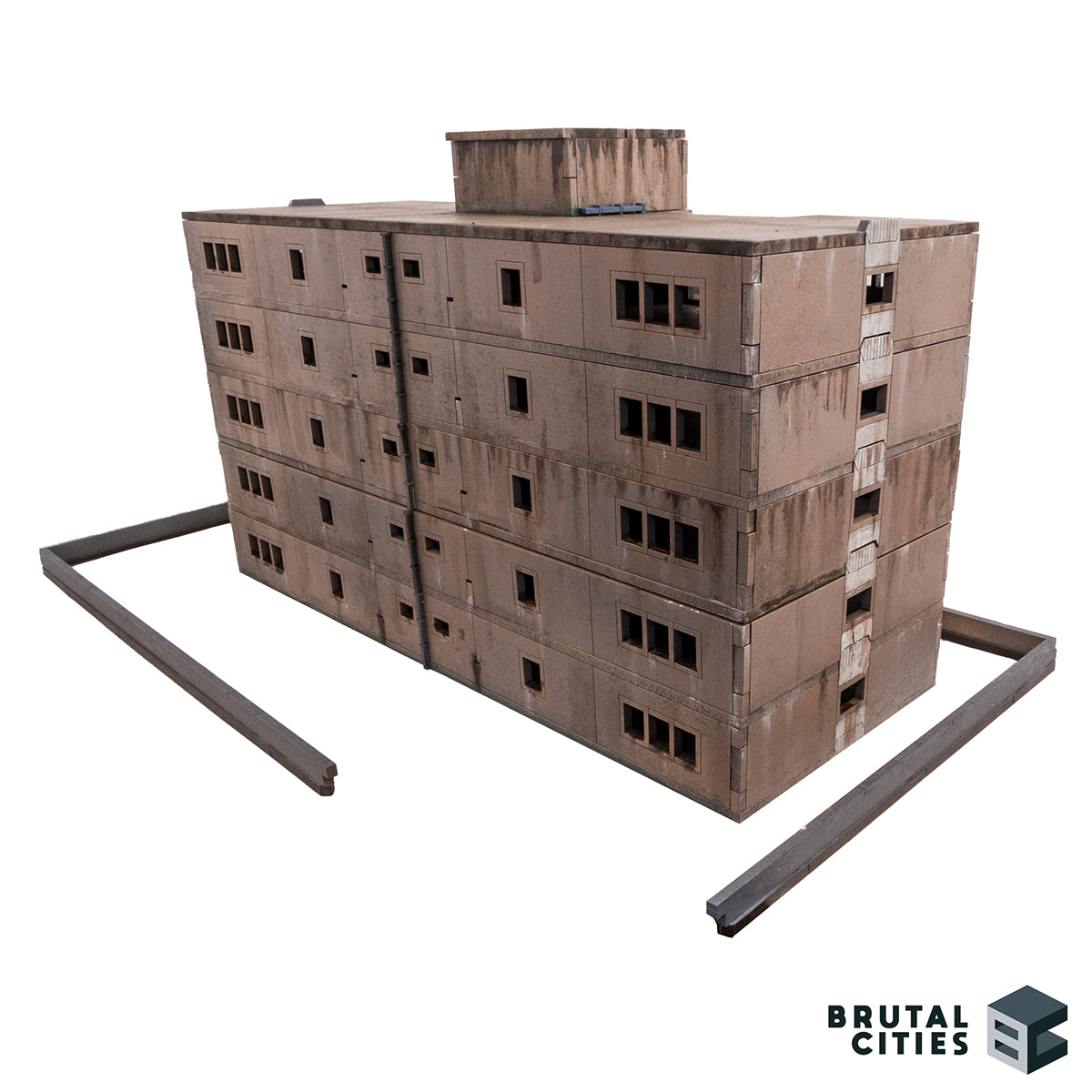 15mm Terrain - Apartment Block / Plattenbau