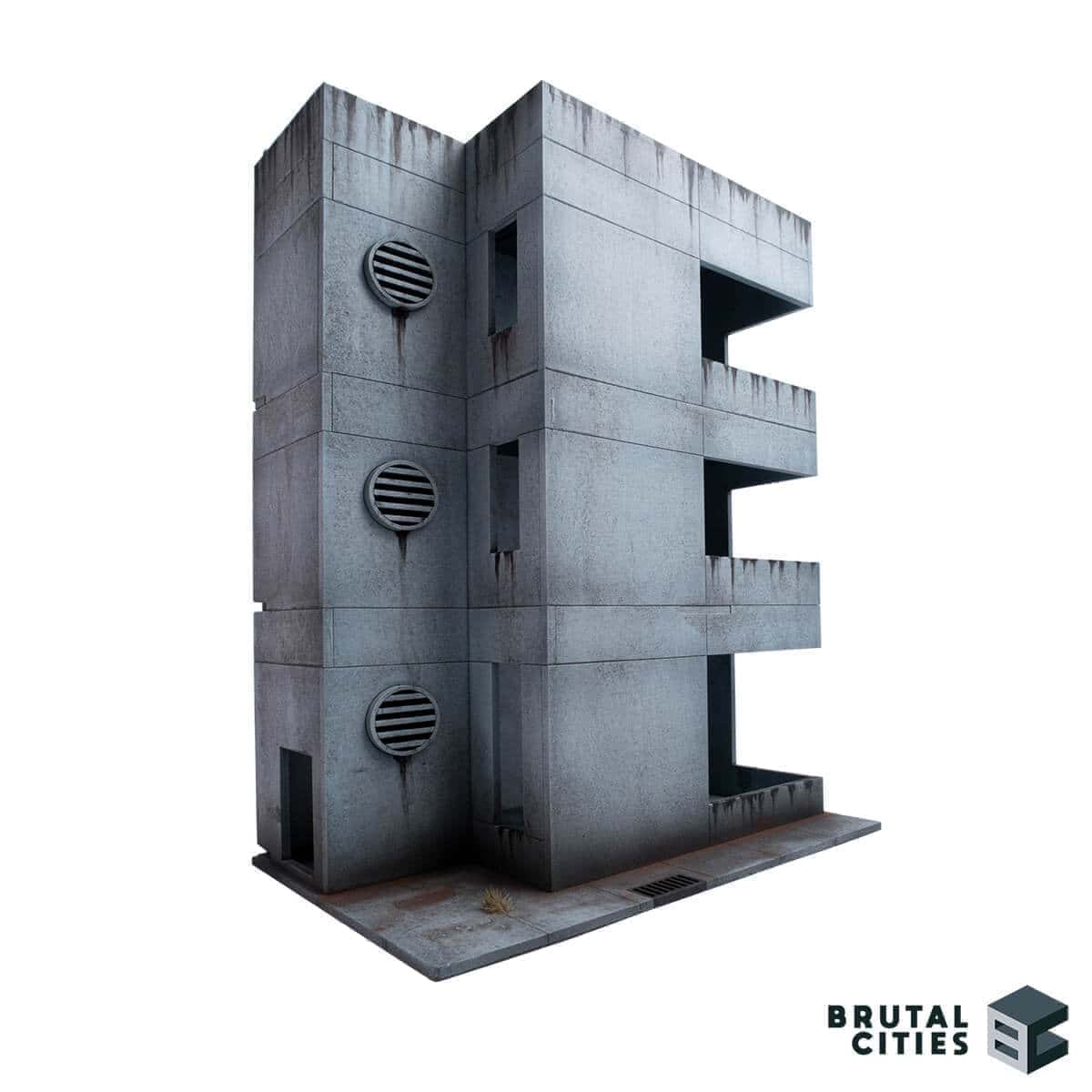 28mm terrain office building