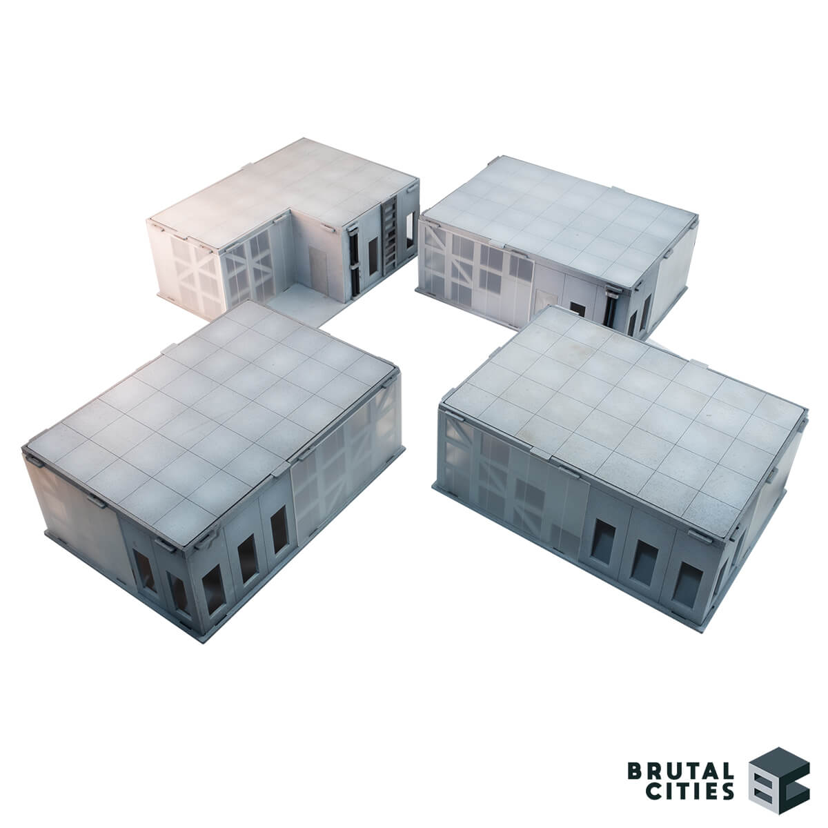 large terrain sci-fi modular buildings