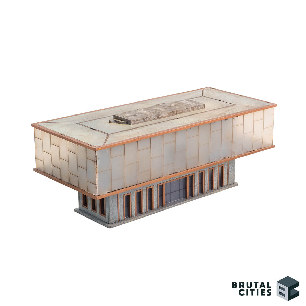 6mm-15mm Terrain - Brutalist Civic Centre