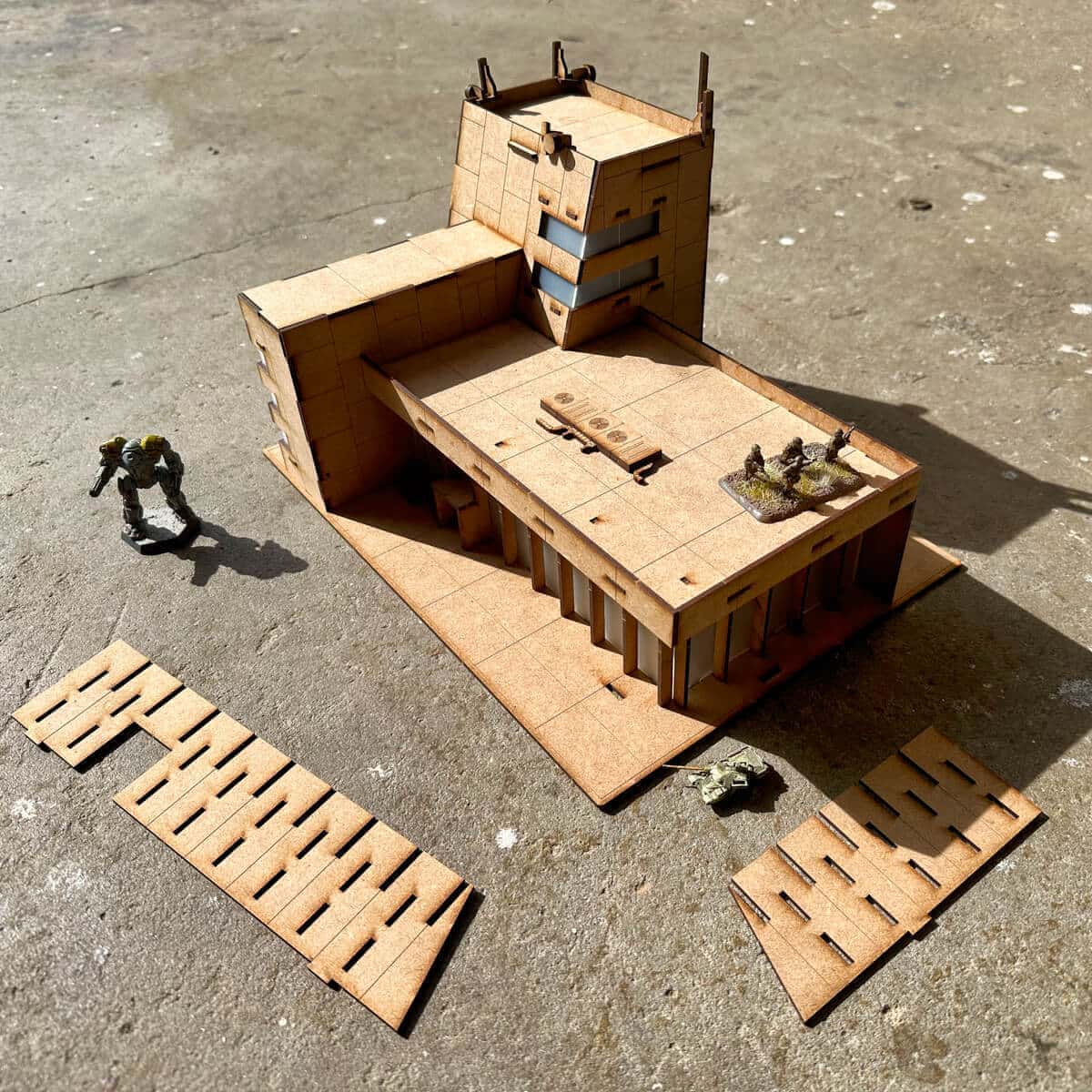 6mm-15mm Terrain - Brutalist Civic Centre