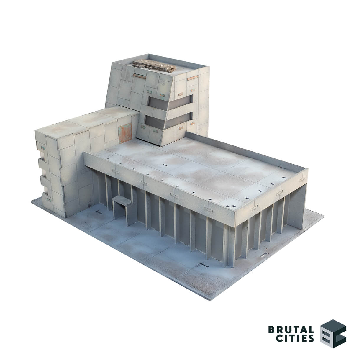 6mm-15mm Terrain - Brutalist Civic Centre