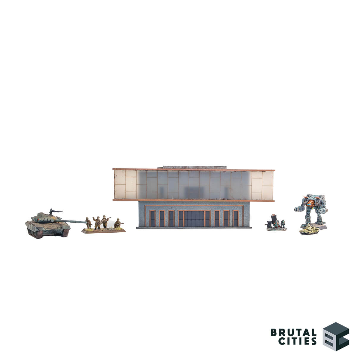 6mm-15mm Terrain - Brutalist Civic Centre