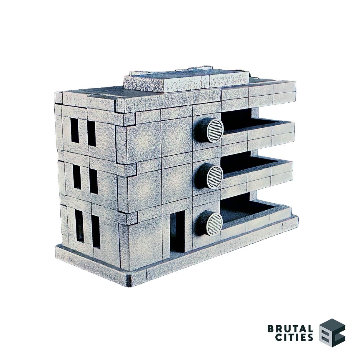6mm wargaming terrain office building