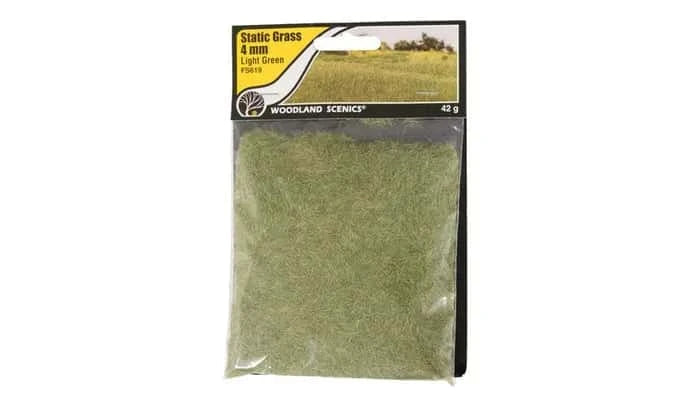 Woodland Scenics 4mm Static Grass Light Green