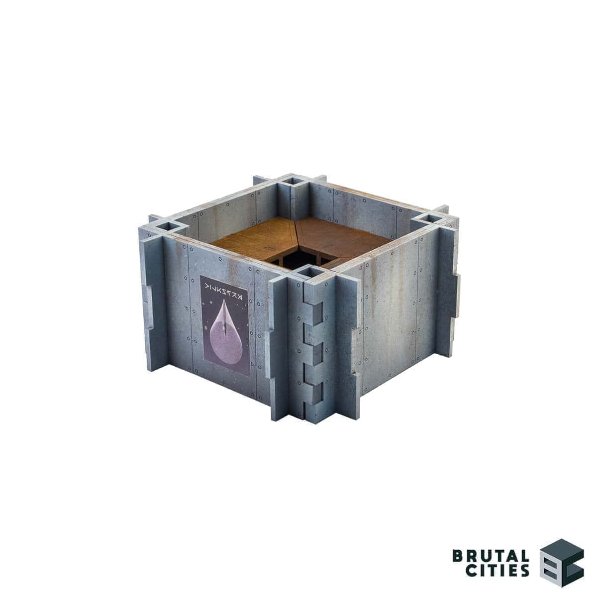 wall fortifications with ramparts 28mm mdf terrain