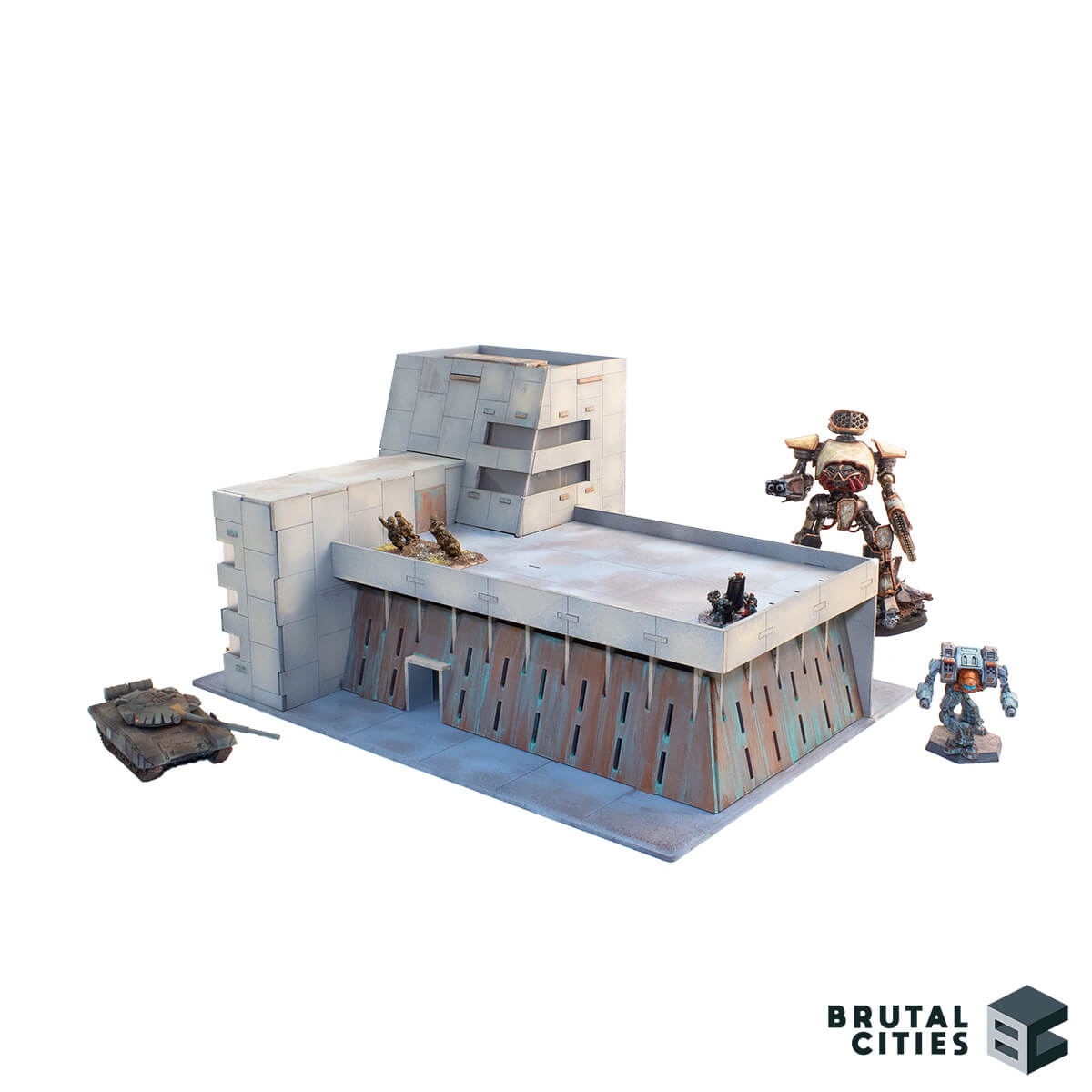 6mm-15mm Terrain - Brutalist Civic Centre