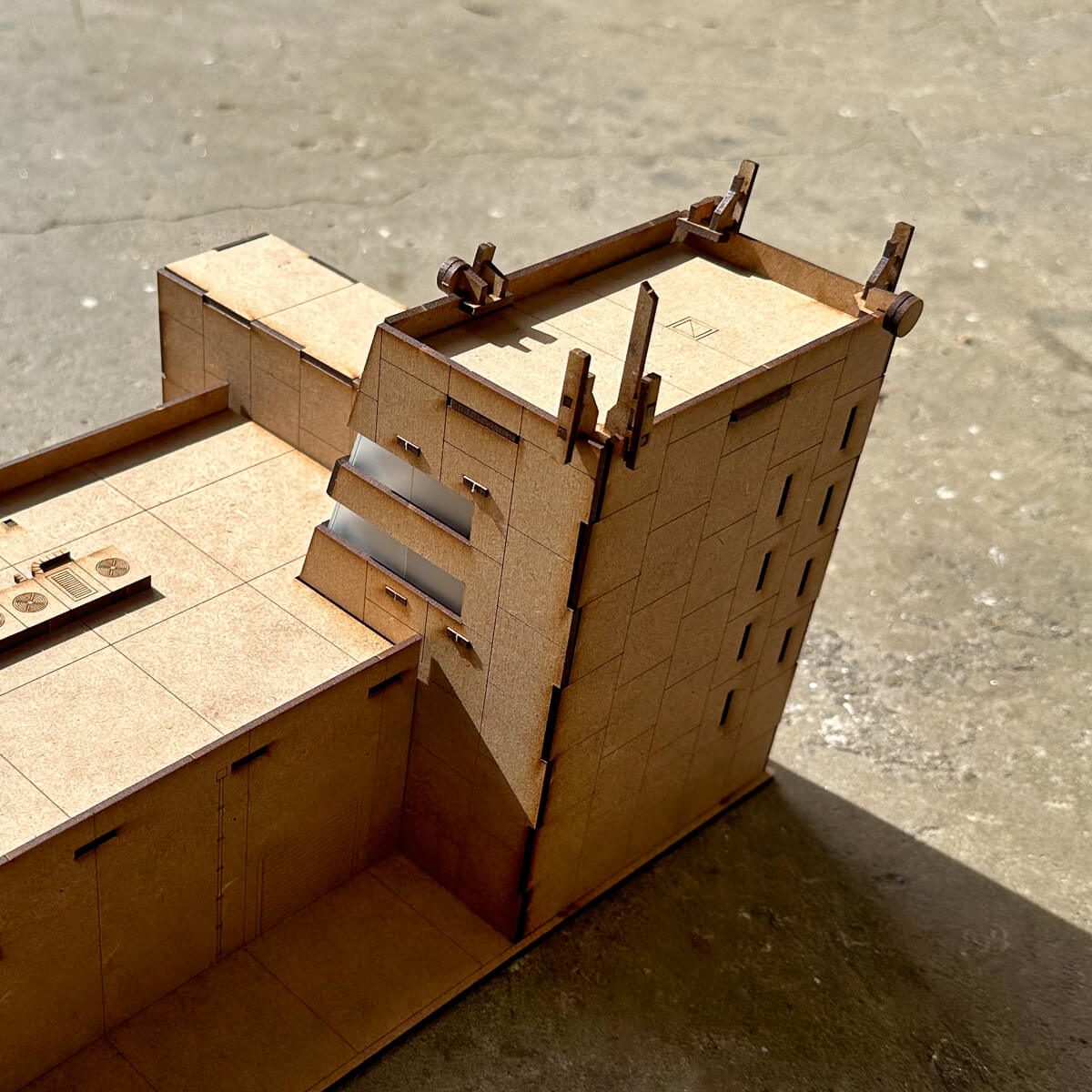 6mm-15mm Terrain - Brutalist Civic Centre