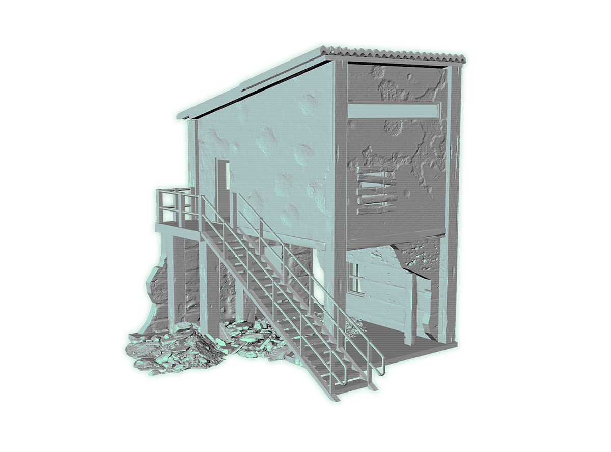 2 storey post apocalyptic terrain