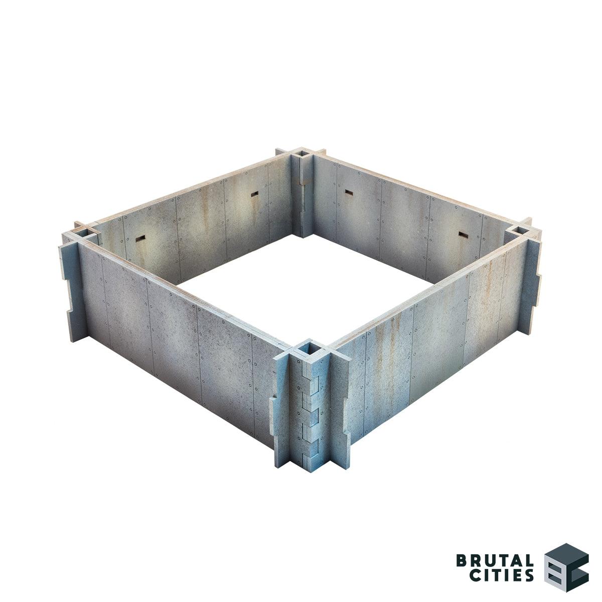 sci-fi terrain concrete walls