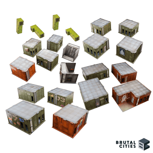 28mm terrain sci fi buildings for miniature wargaming