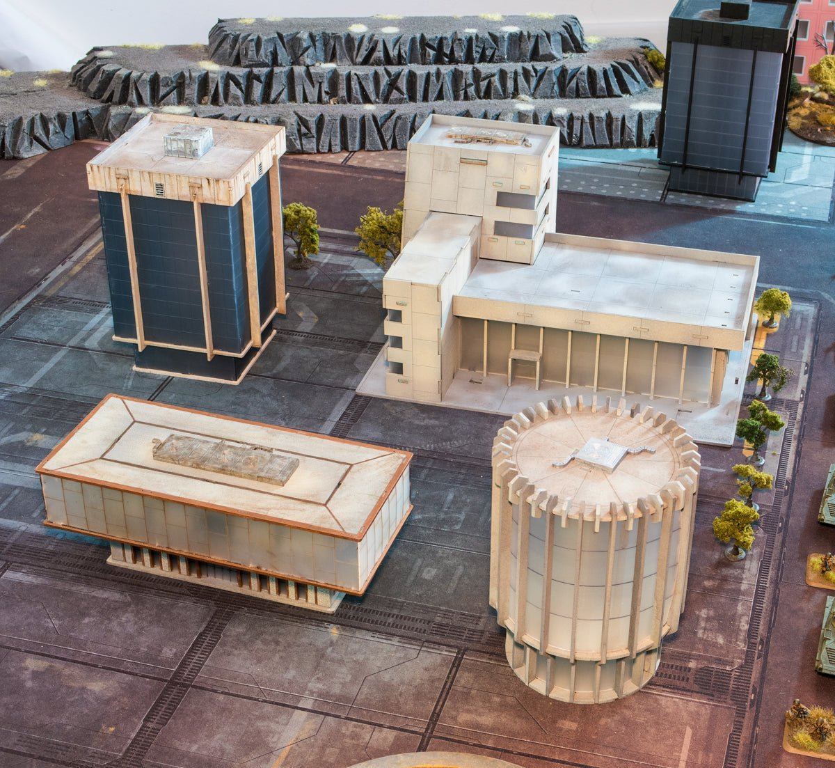 6mm-15mm Terrain - Brutalist Civic Centre