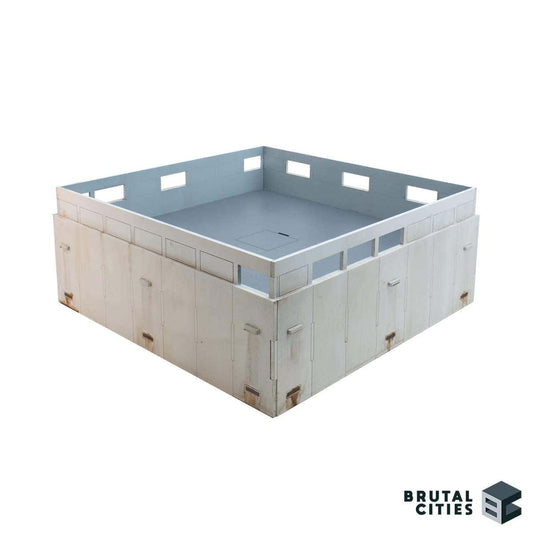 Building module with a playable interior