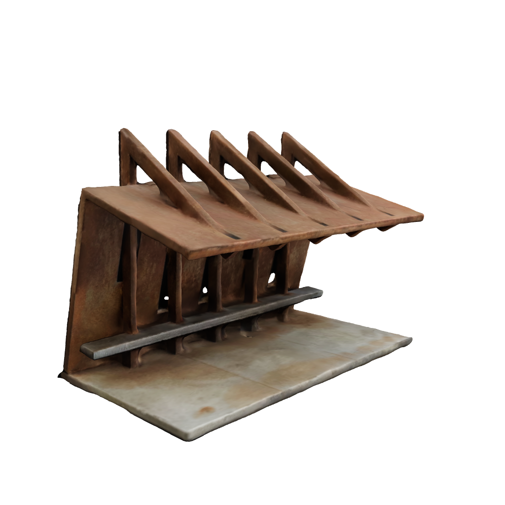 bus shelter miniatures terrain. 3d augmented reality