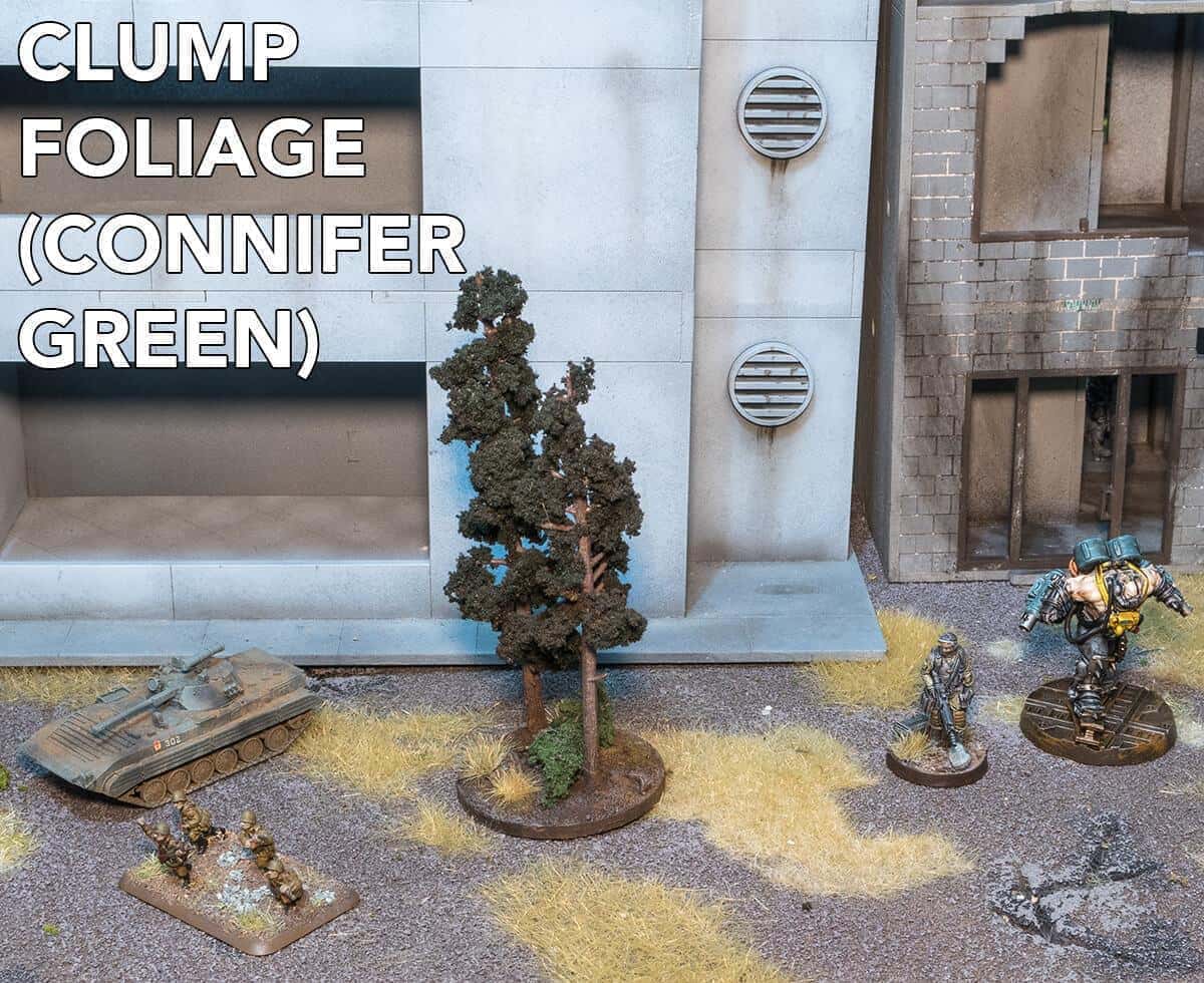 Woodland Scenics Conif Green Clump Foliage (Bag) - Wargaming Terrain