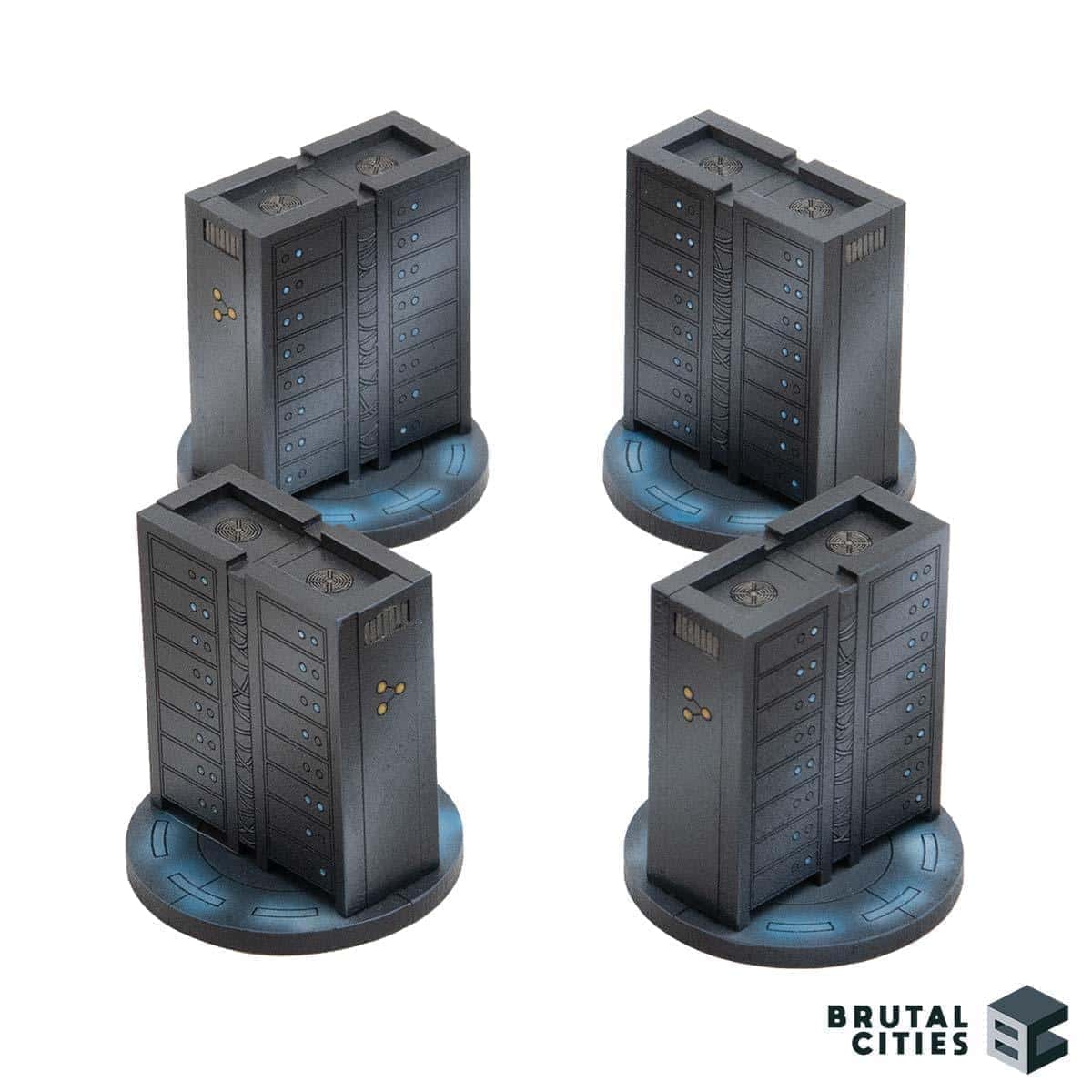 40mm MDF cyberpunk, miniature gaming, sci-fi terrain objectives