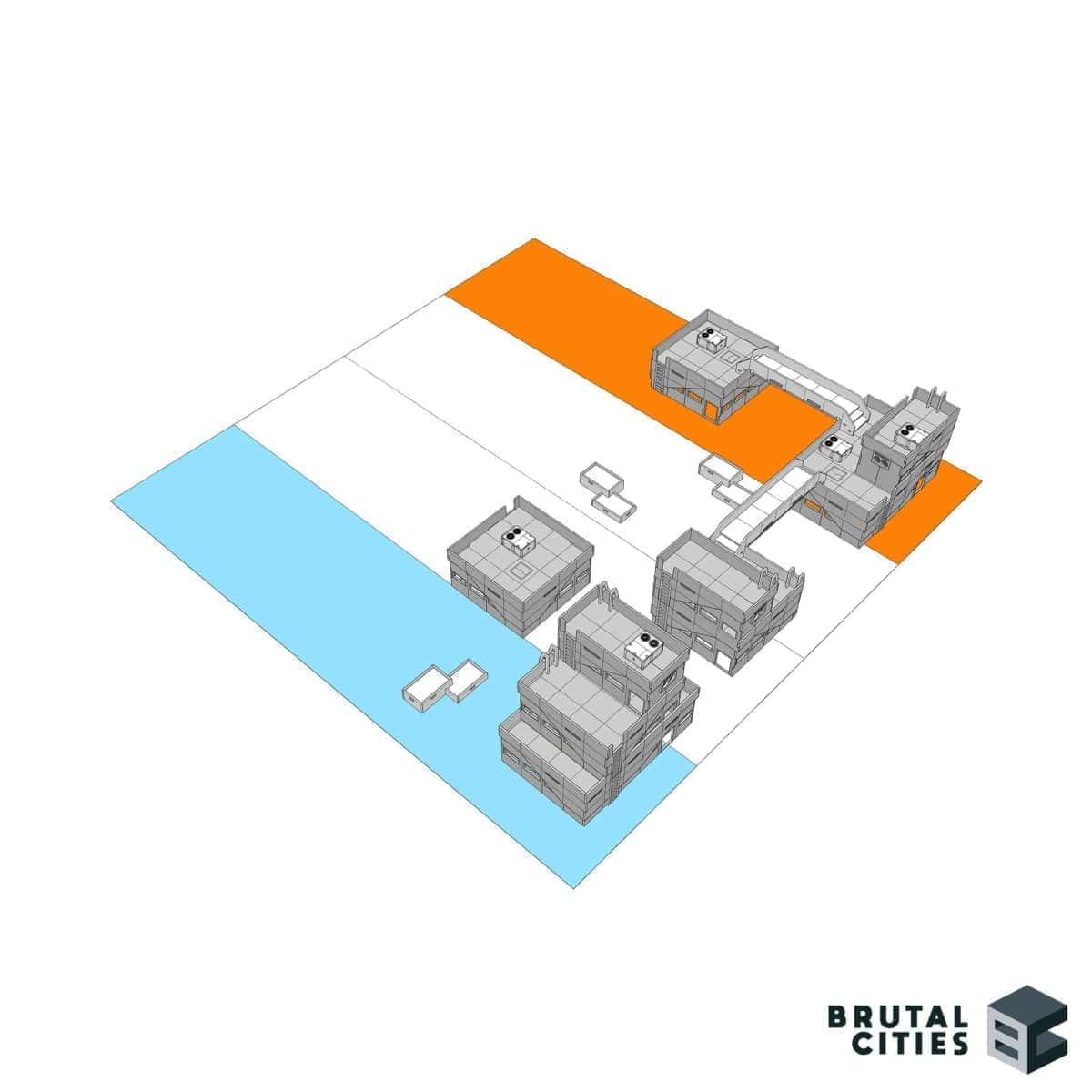 Diagram showing the tournament bundle on a 4x4 table