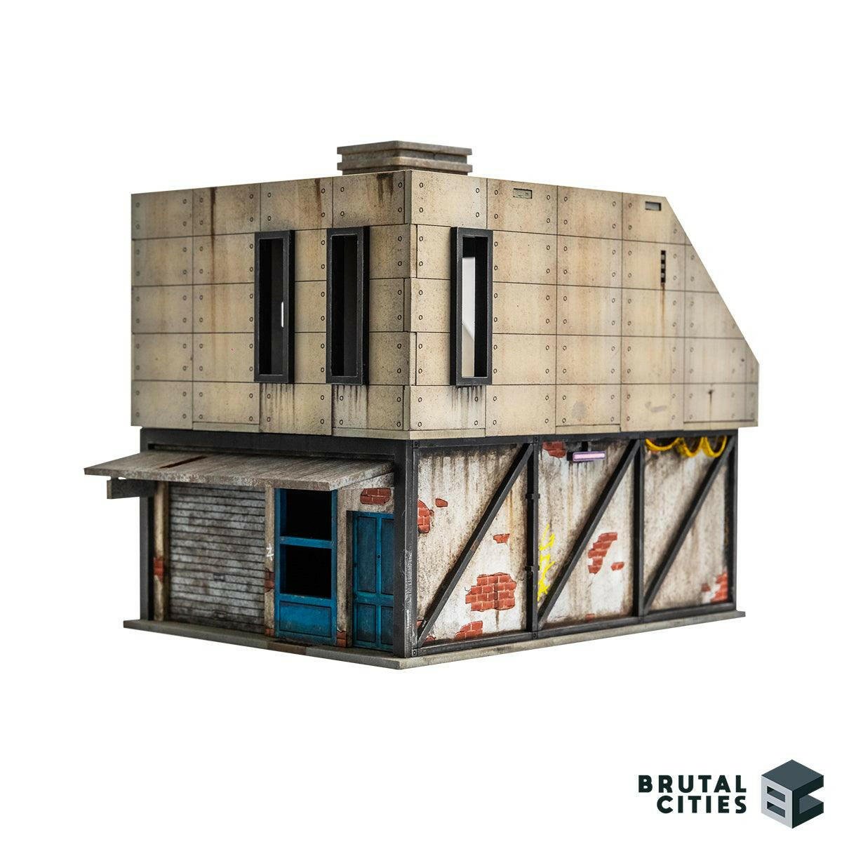 Dillapidated two story retail shop