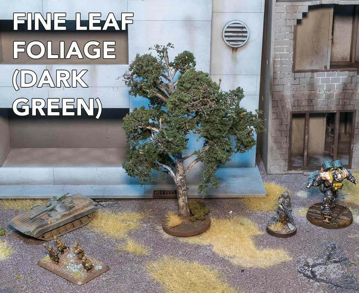 Woodland Scenics Dark Green Fine Leaf Foliage - Wargaming Terrain