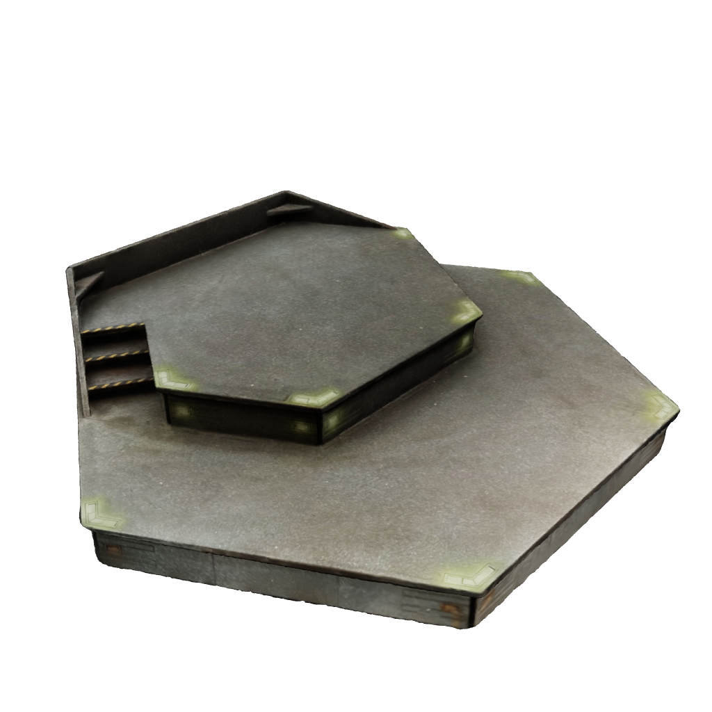 Landing platform raised platform wargaming terrain 3d augmented reality