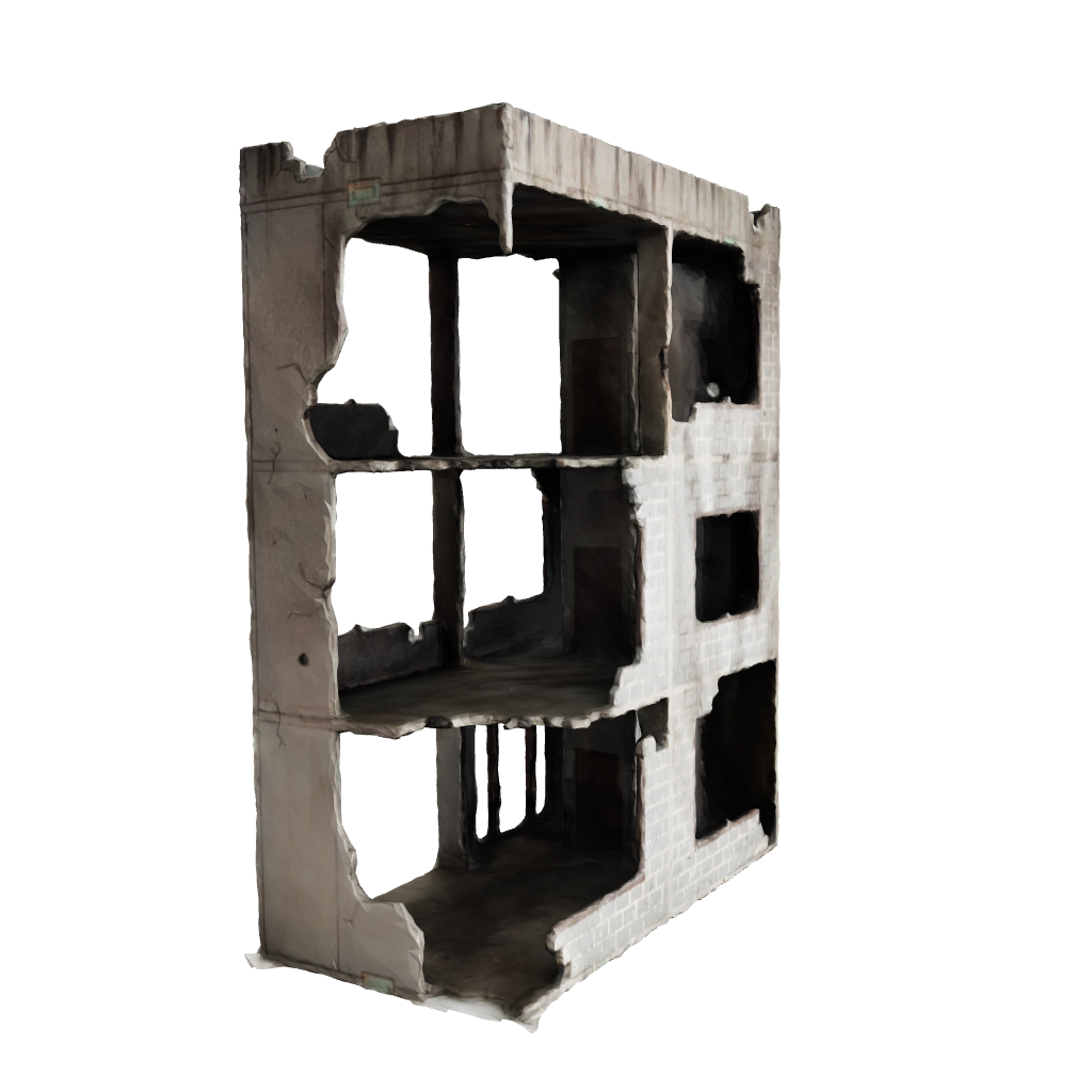 augmented reality modern ruins concrete terrain