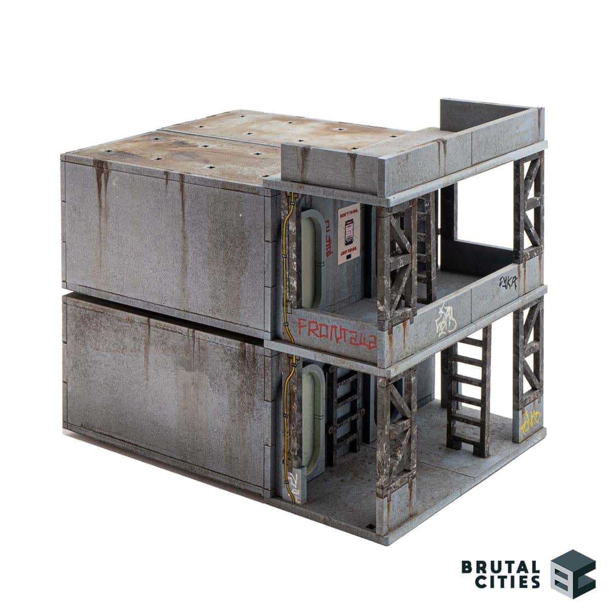 Capsule housing combined with scaffolding to allow access