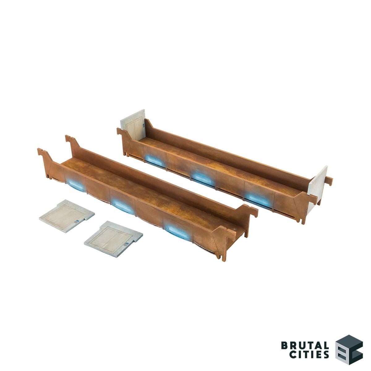 cyberpunk wargaming bridges