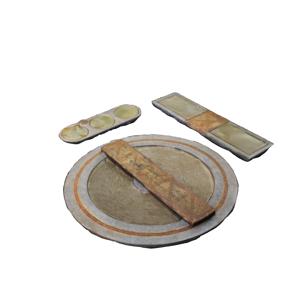 Water treatment mdf terrain. 3d model augmented reality