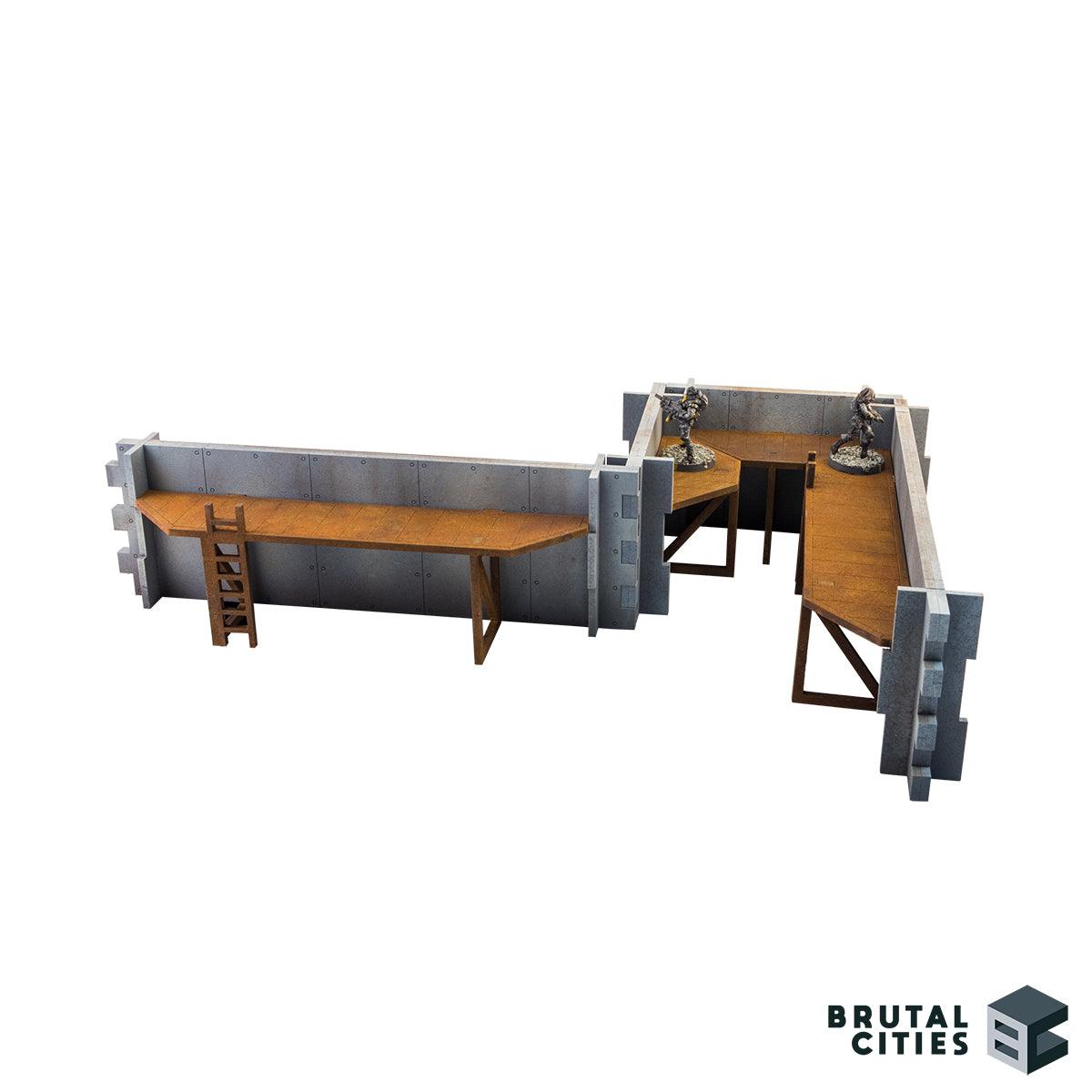 Adamant Fortification Walkways - Short - Wargaming Terrain