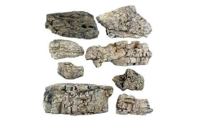 realistic rock croppings terrain