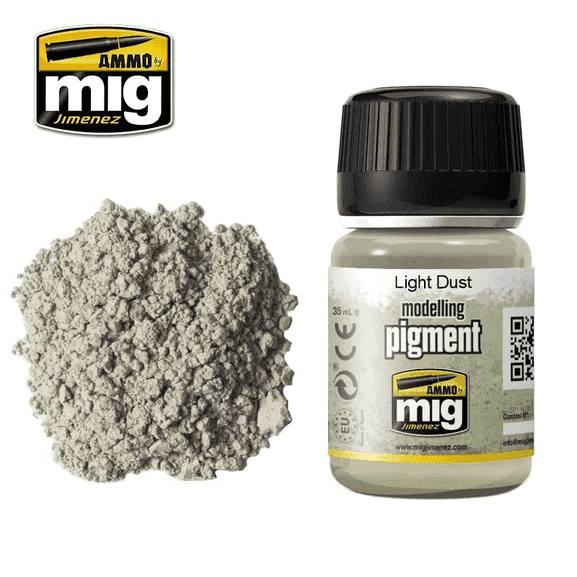 light dust modelling pigment terrain wargaming