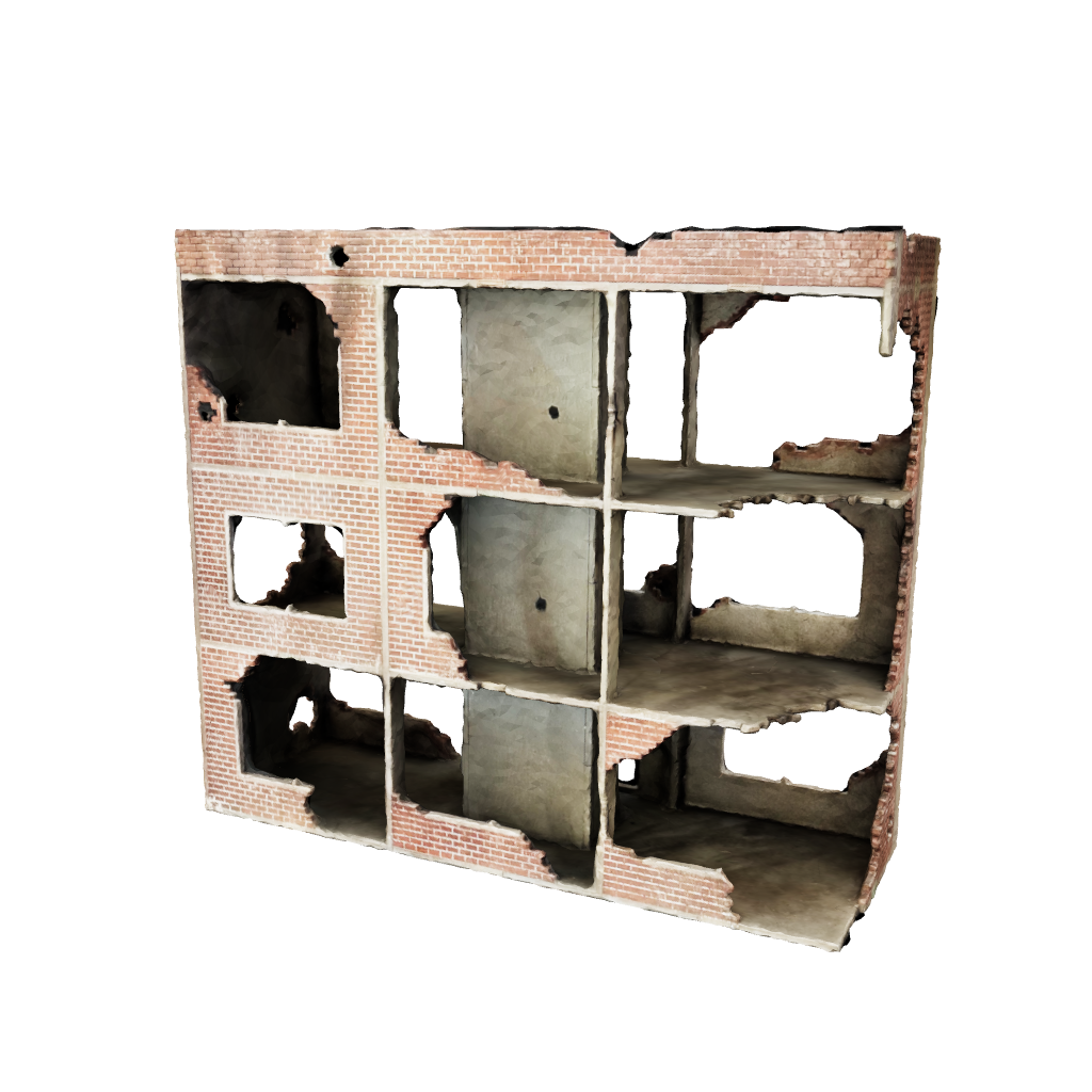 3d virtual reality viewer for scale purposes modern ruins