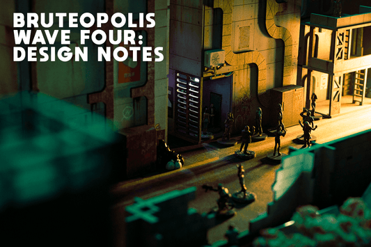 Bruteopolis Wave 4 - Design Notes + Black Friday Sale 25/11/2021 - Brutal Cities Miniature Wargaming Terrain 