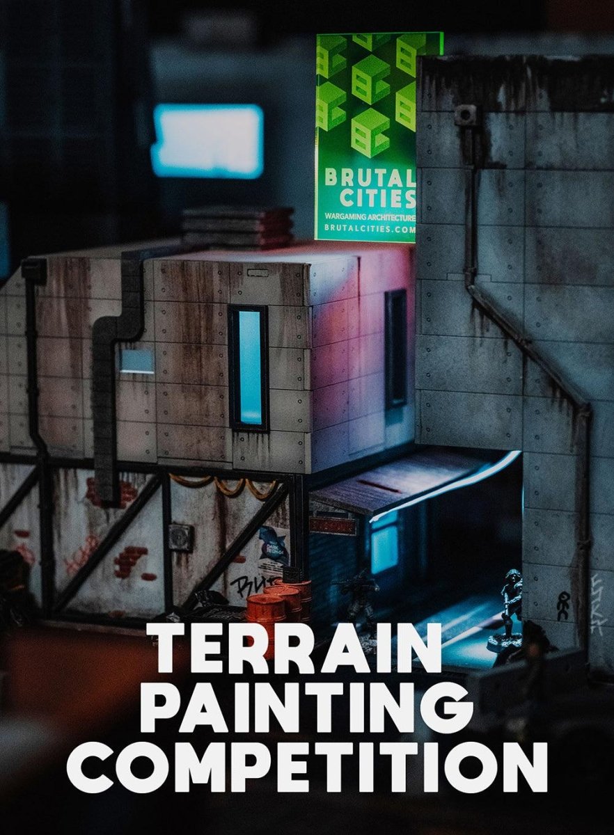 Brutal Cities Terrain Painting Competition - Submit entries by 31st March - Brutal Cities Miniature Wargaming Terrain 