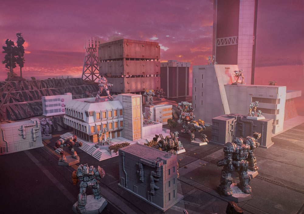 MDF Sci Fi Wargaming Terrain & Scenery Online | Brutal Cities