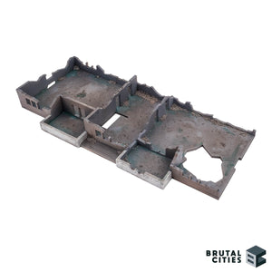 plattenbau / apartment ruins - 15mm terrain