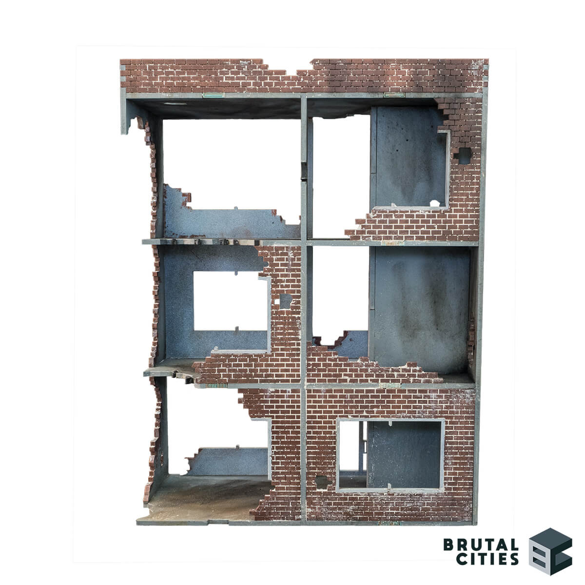 28mm modern brick ruined apartment