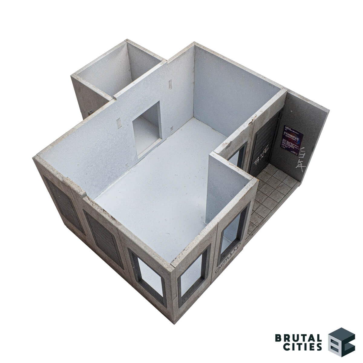 28mm apartment lobby modular terrain