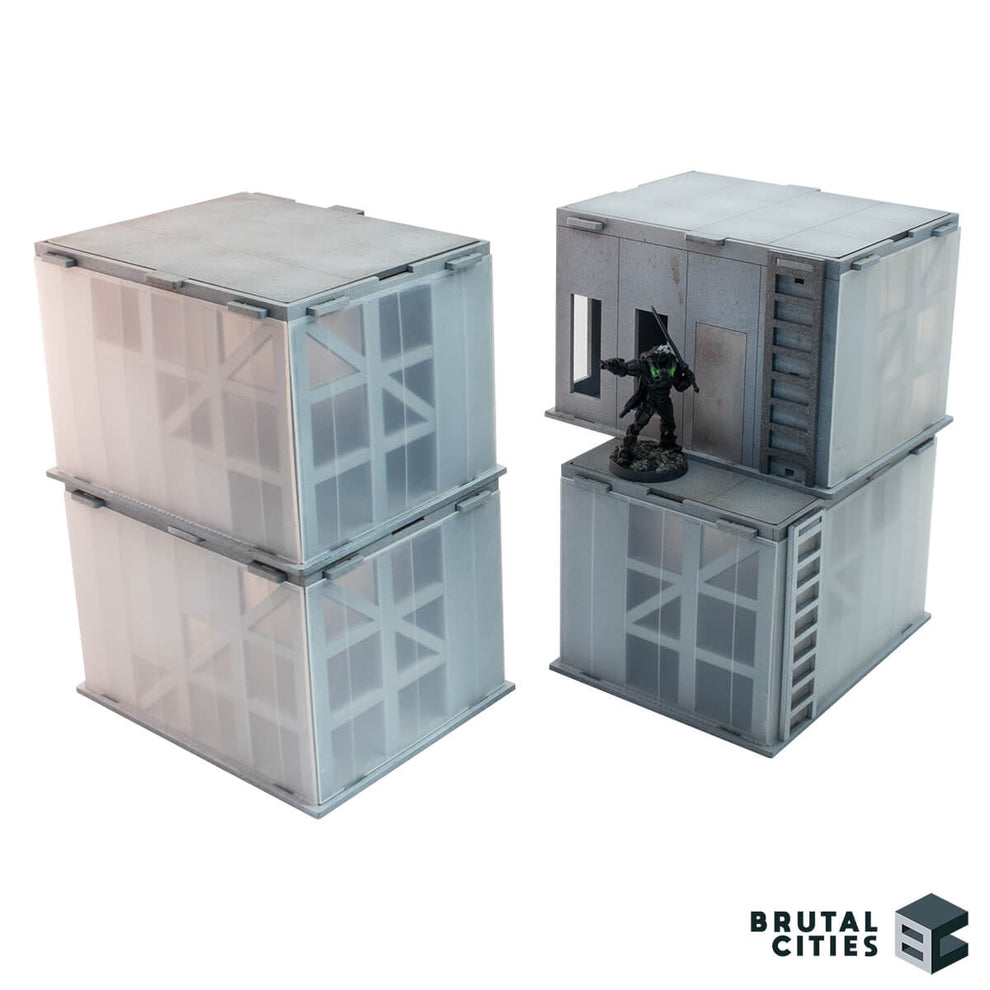 Trapper Biotech Modules S | 28mm Terrain Sci Fi – Brutal Cities