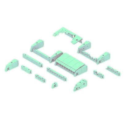 Epic Scale Reinforced Obstacles & Fortifications - Terrain STL Files