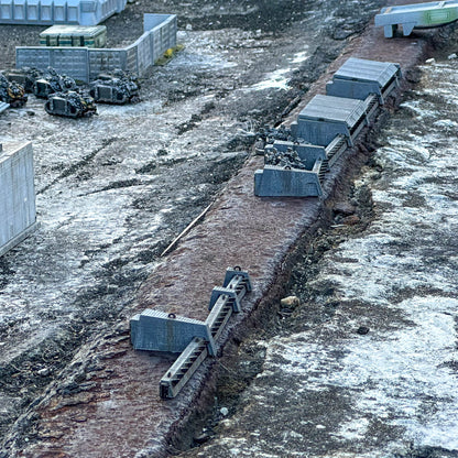 Epic Scale Reinforced Obstacles & Fortifications - Terrain STL Files