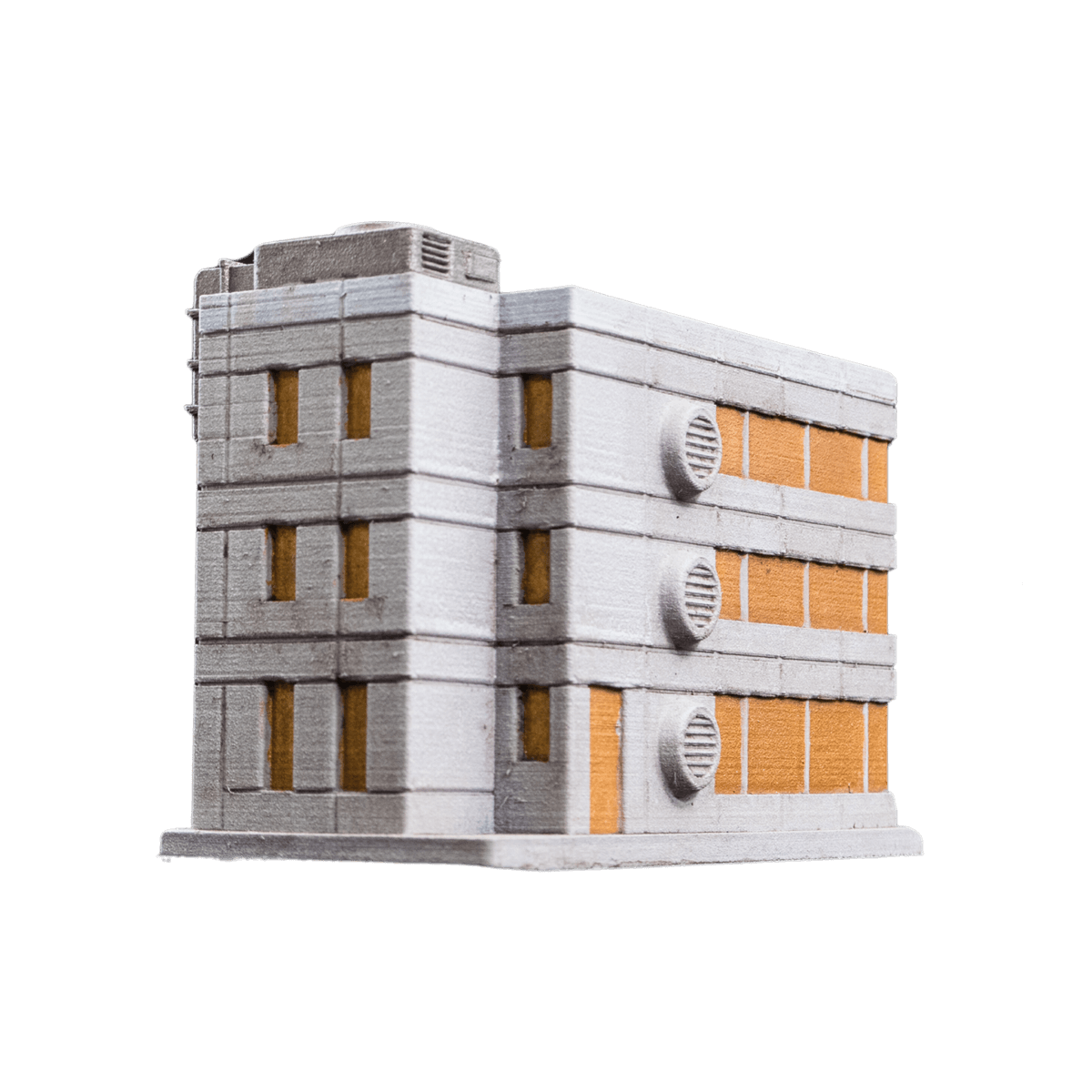 3d Printed Brutalist office terrain