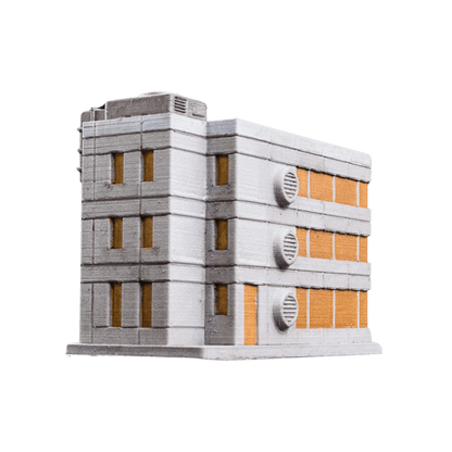 3d Printed Brutalist office terrain