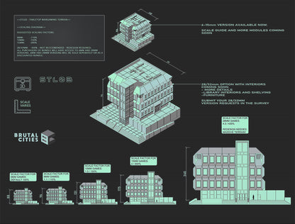 brutalist library - stl terrain